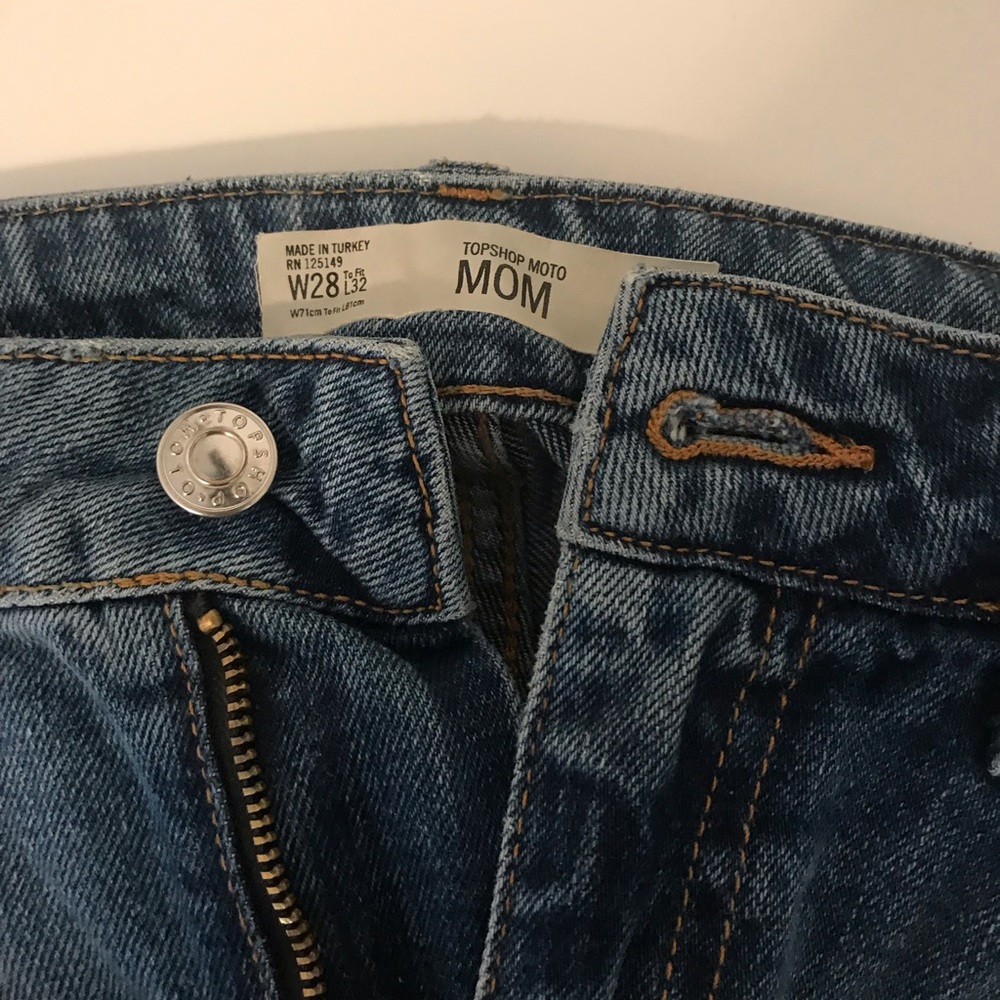 Top shop MOTO mom jeans. W28L32 - Picture 4 of 5